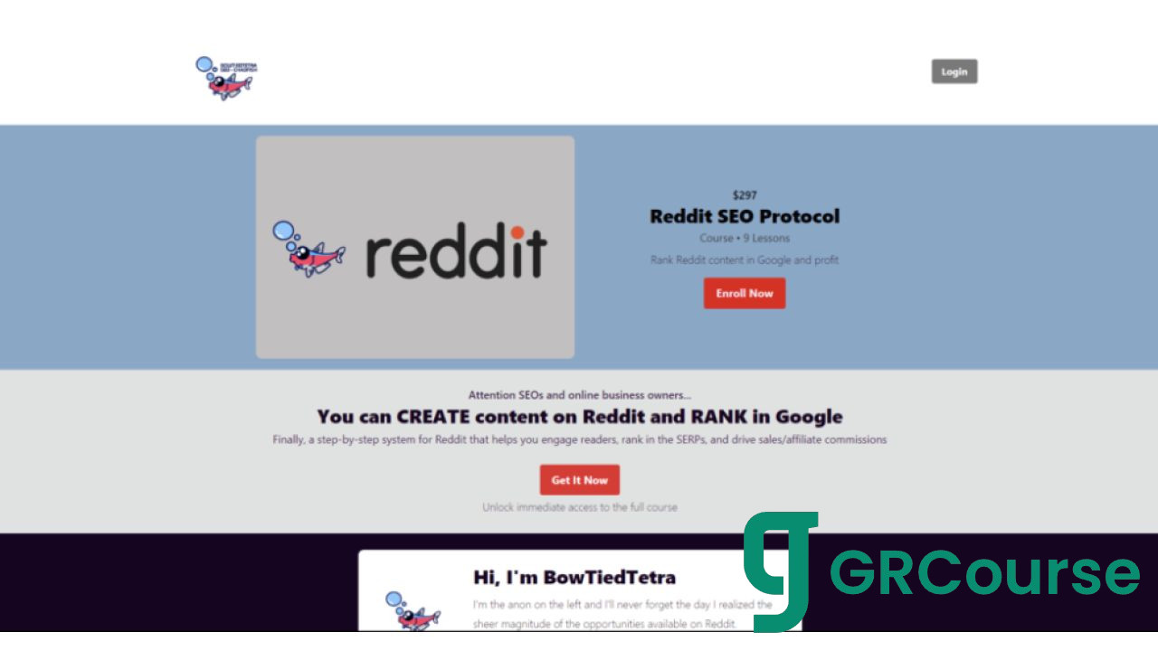 BowTiedTetra – Reddit SEO Protocol – Rank Reddit