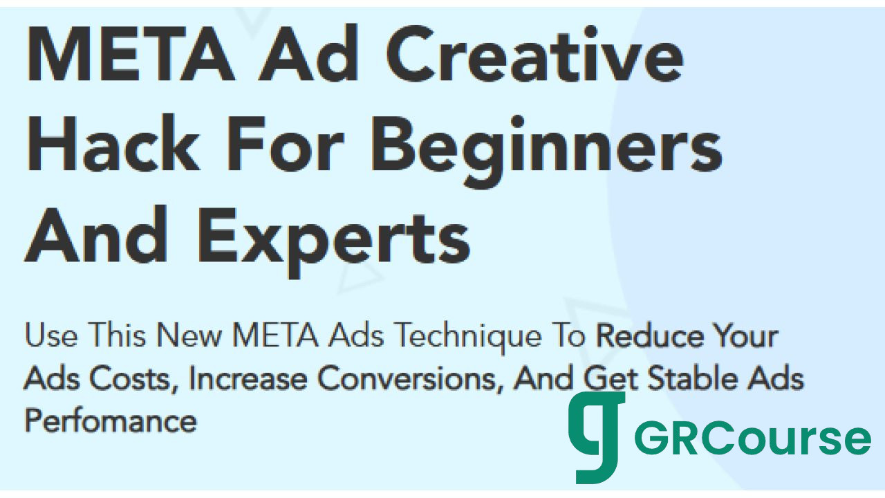 Godson Okorodudu – Meta Ad Creative Hack OTOs