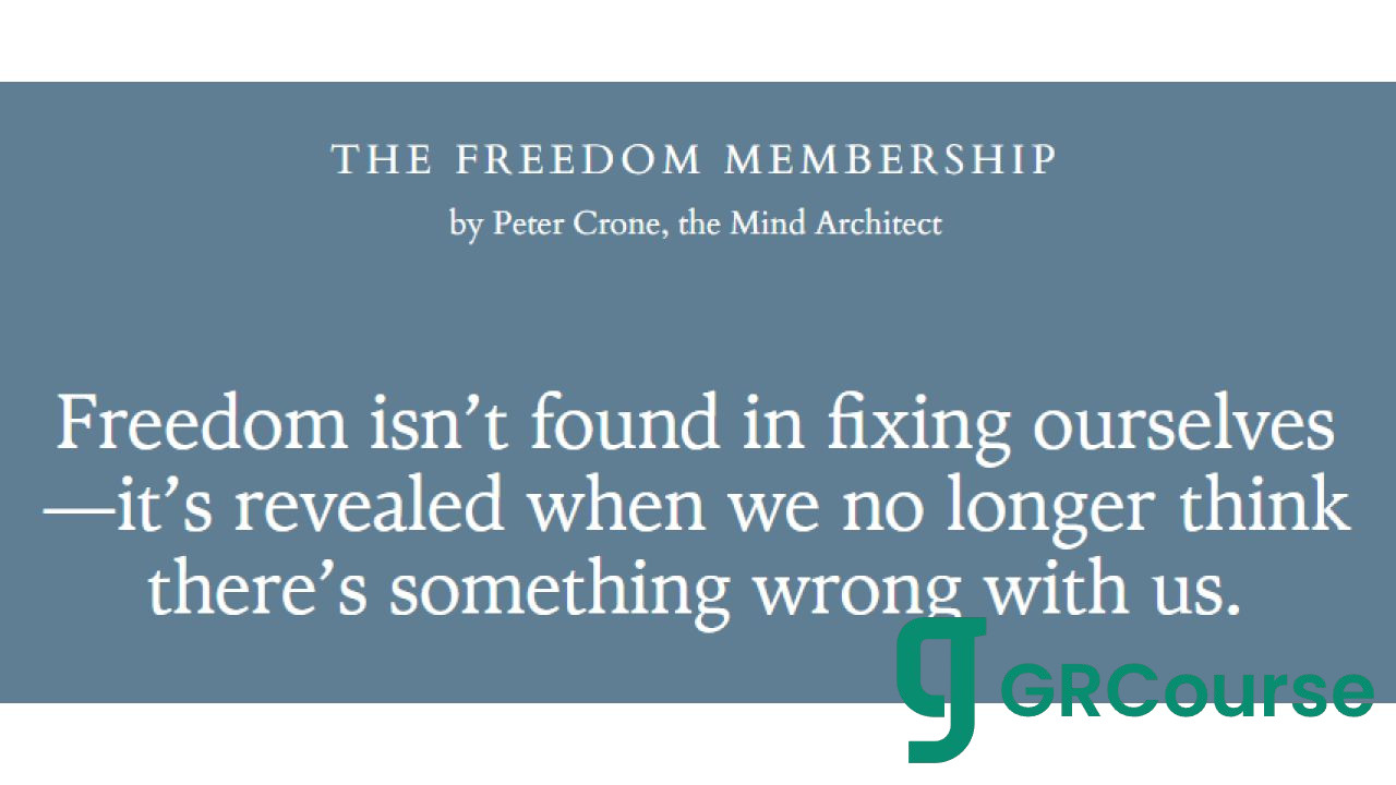 Peter Crone – Freedom