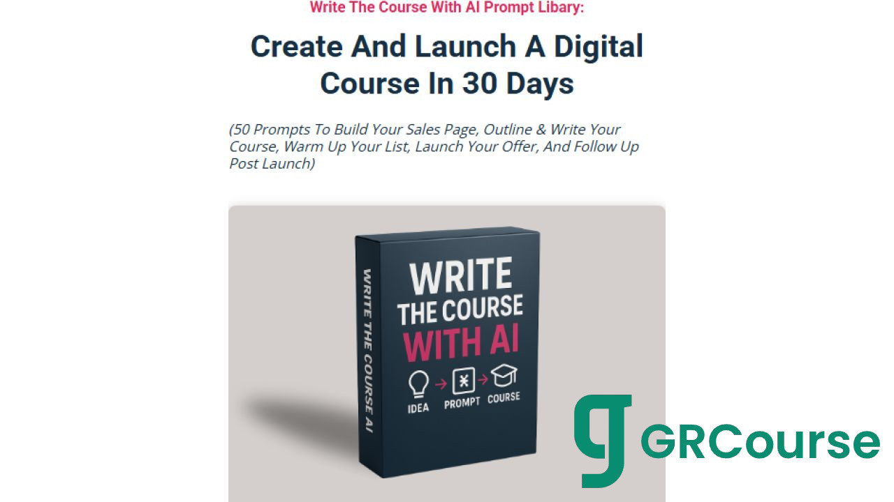 Dickie Bush , Nicolas Cole – Create And Launch A Digital Course In 30 Days Upsell