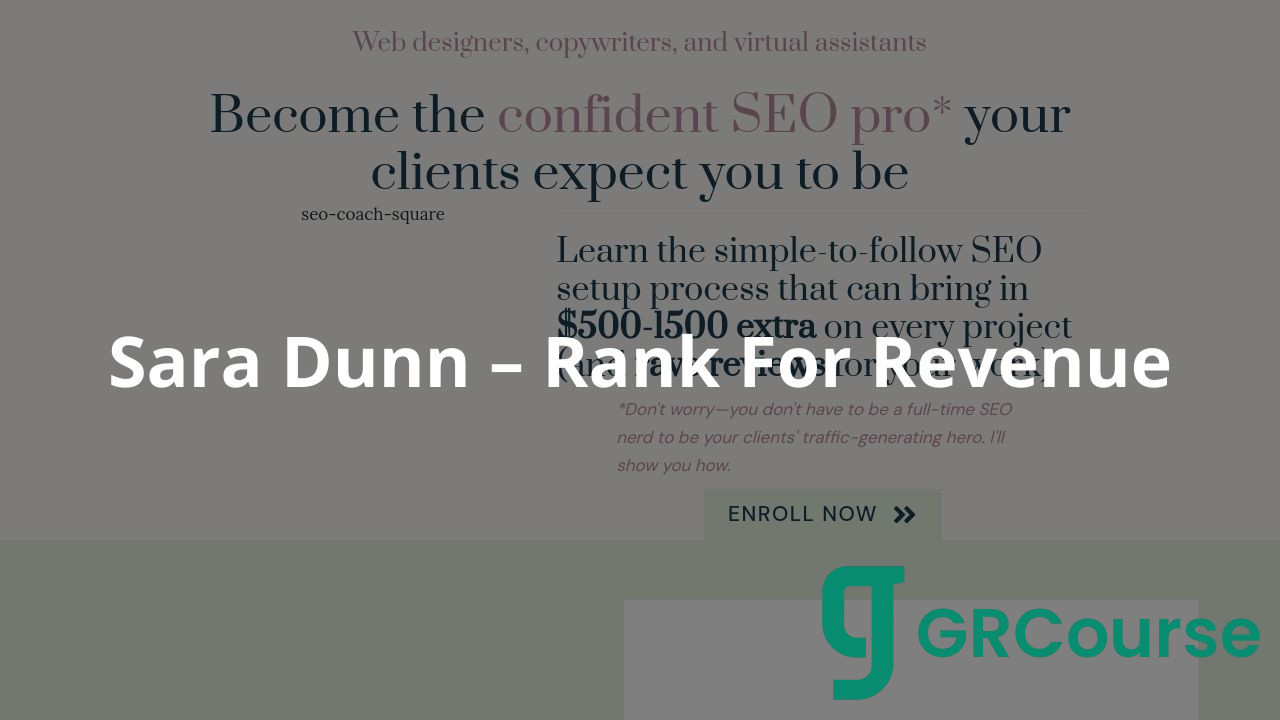 Sara Dunn – Rank For Revenue