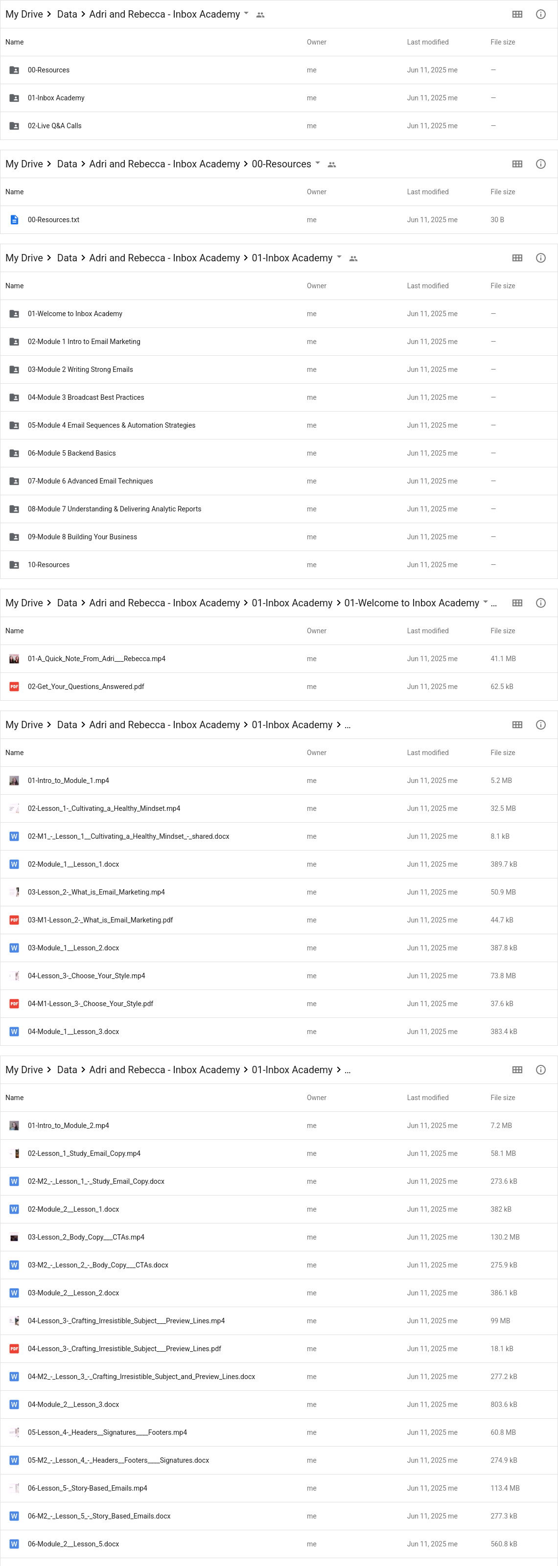 Adri and Rebecca - Inbox Academy Google Proof