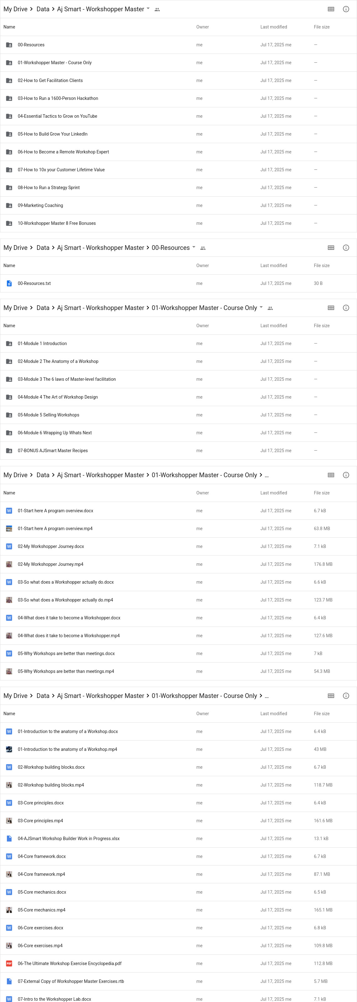 Aj Smart - Workshopper Master Google Proof
