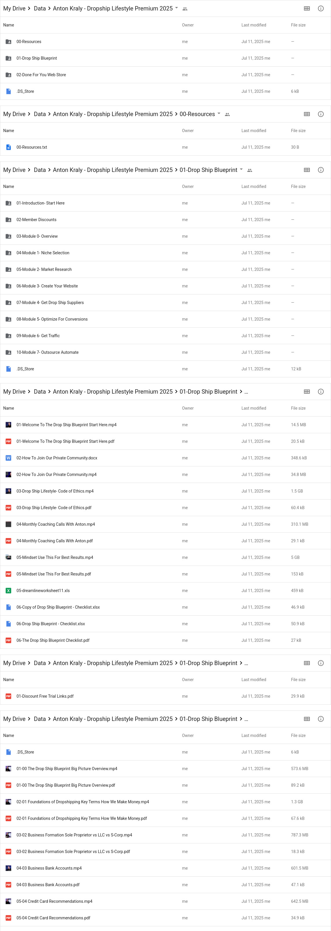 Anton Kraly - Dropship Lifestyle Premium 2025 Google Proof