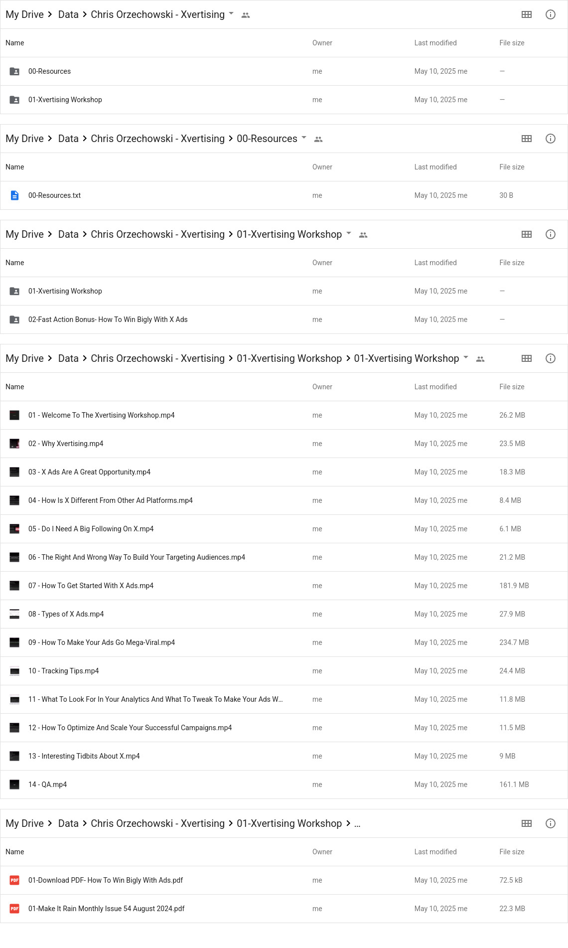 Chris Orzechowski - Xvertising Google Proof