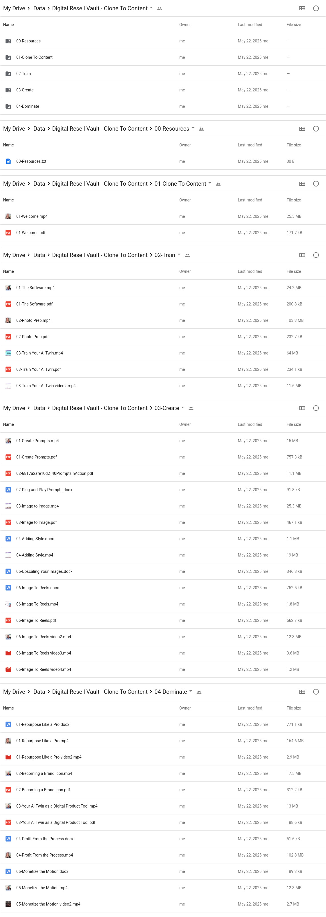 Digital Resell Vault - Clone To Content Google Proof