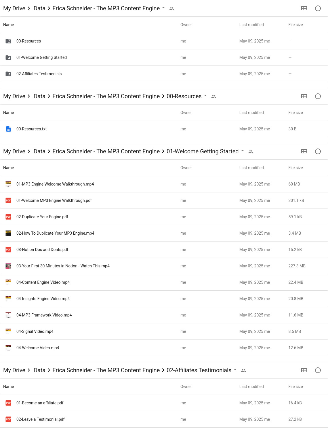 Erica Schneider - The MP3 Content Engine Google Proof