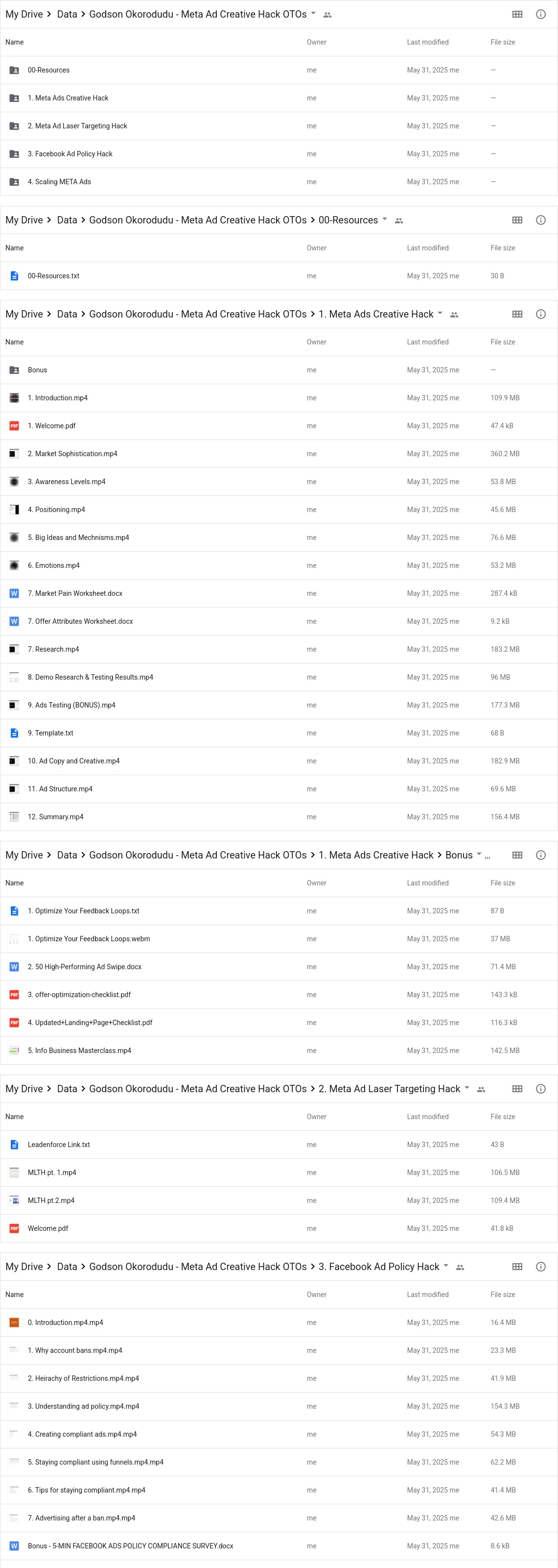 Godson Okorodudu - Meta Ad Creative Hack OTOs Google Proof