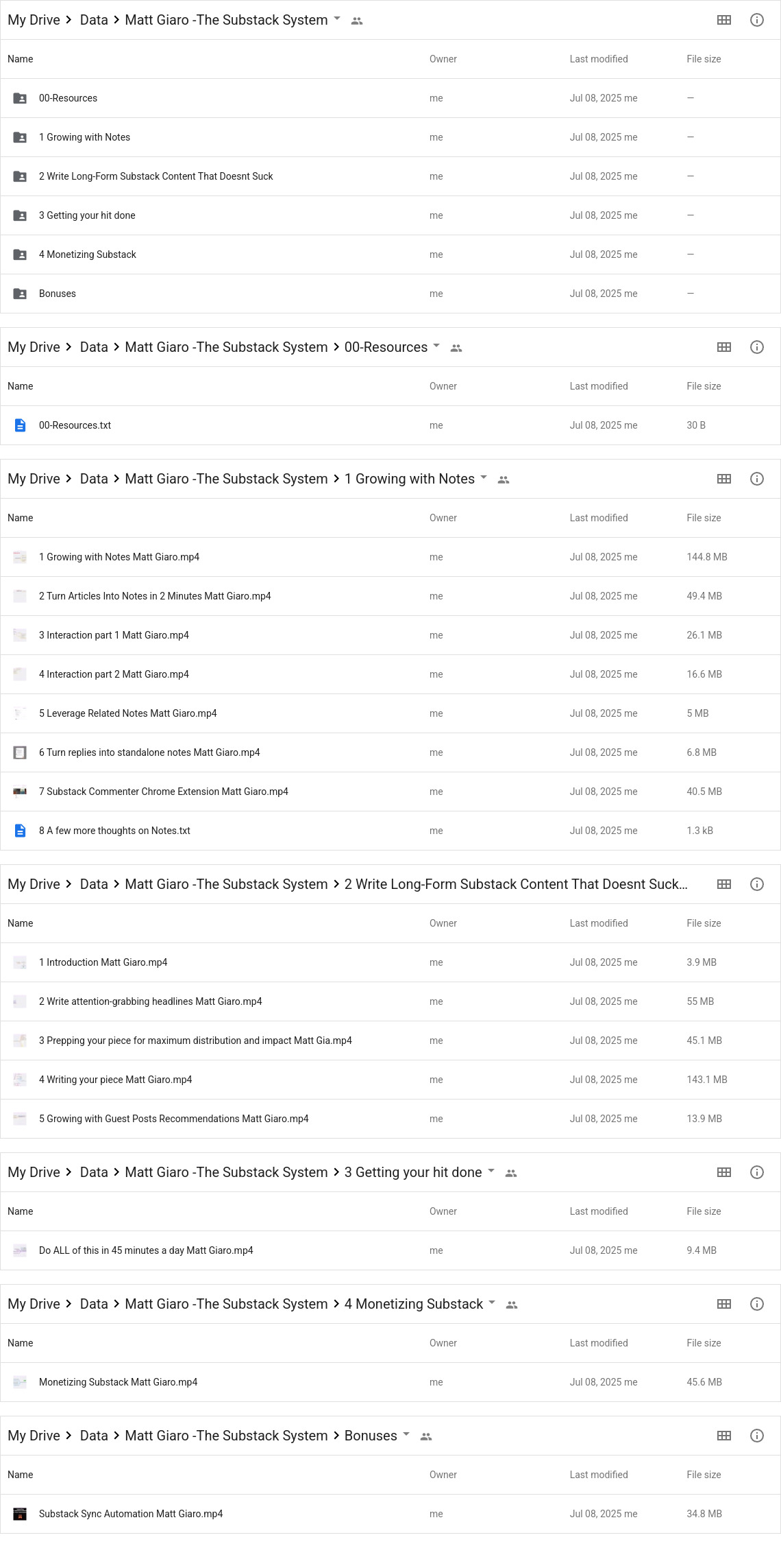 Matt Giaro -The Substack System Google Proof