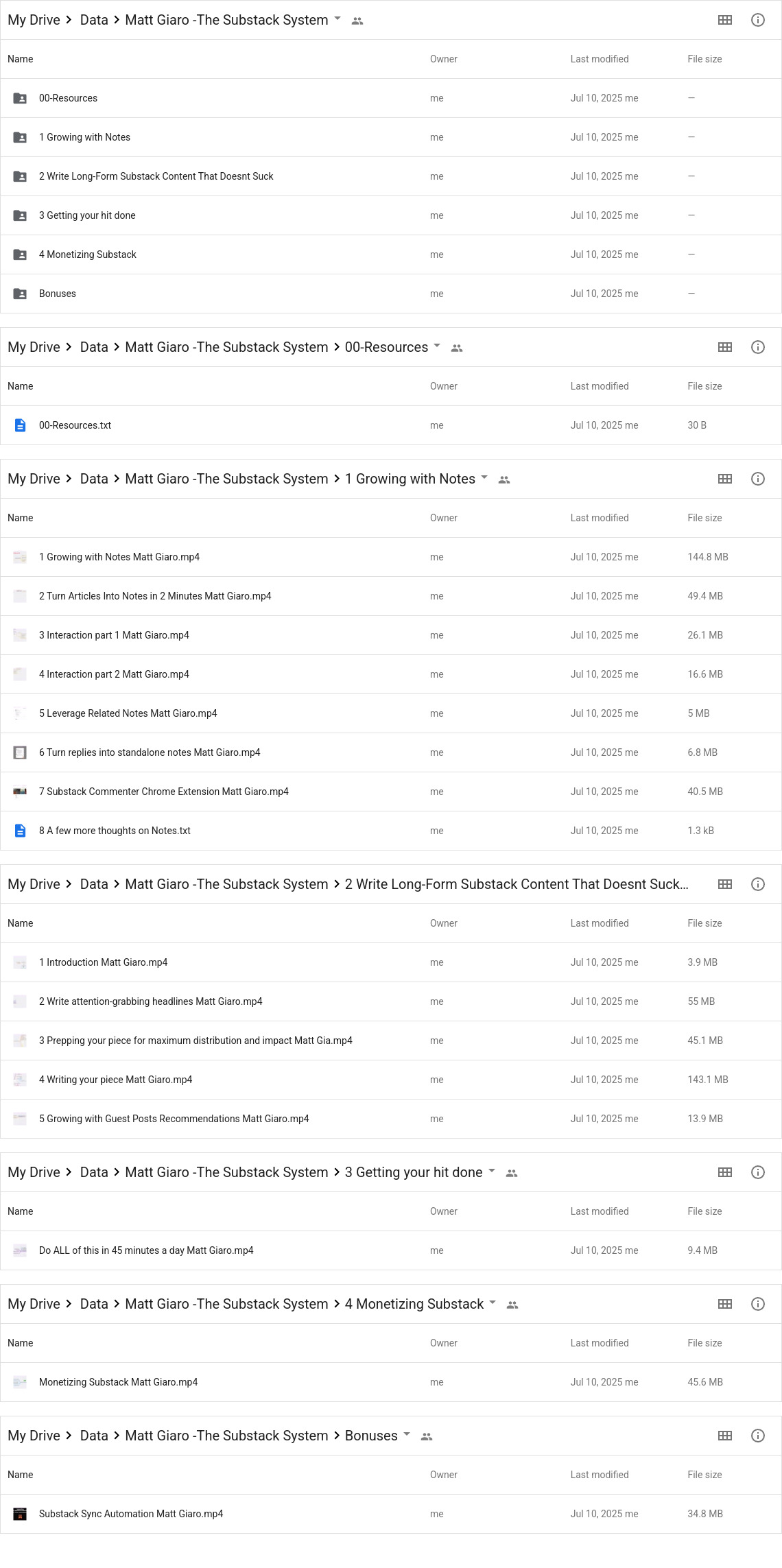 Matt Giaro -The Substack System Google Proof