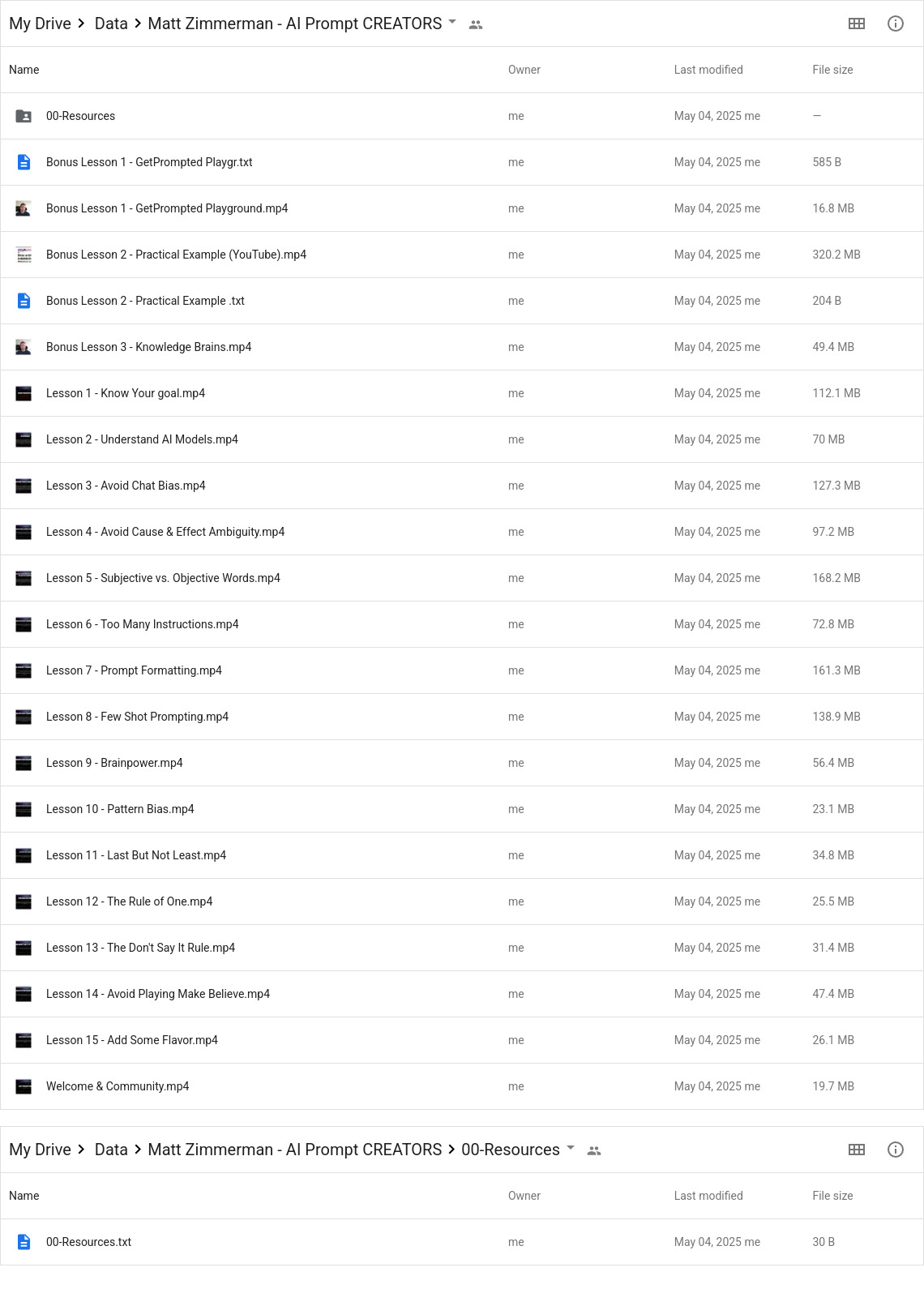 Matt Zimmerman - AI Prompt CREATORS Google Proof