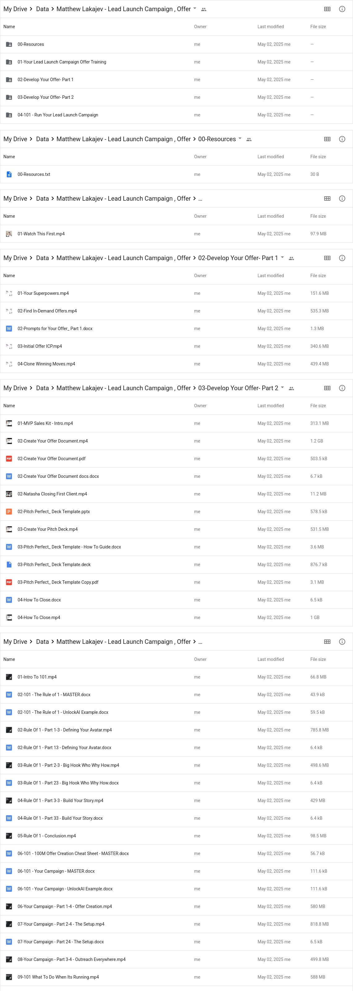 Matthew Lakajev - Lead Launch Campaign , Offer Google Proof