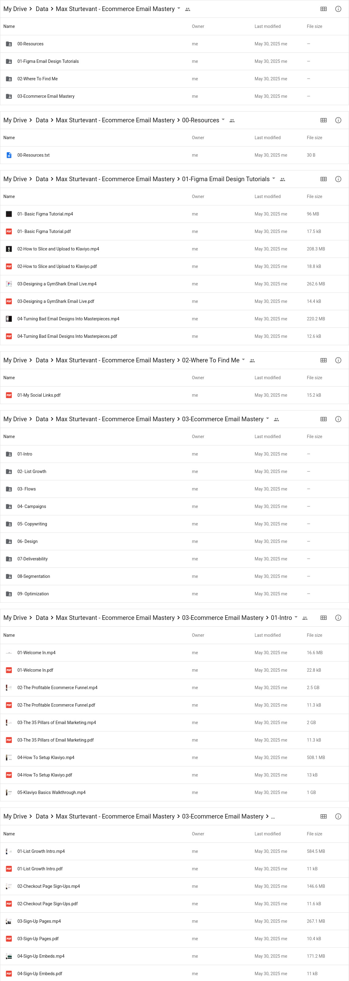 Max Sturtevant - Ecommerce Email Mastery Google Proof