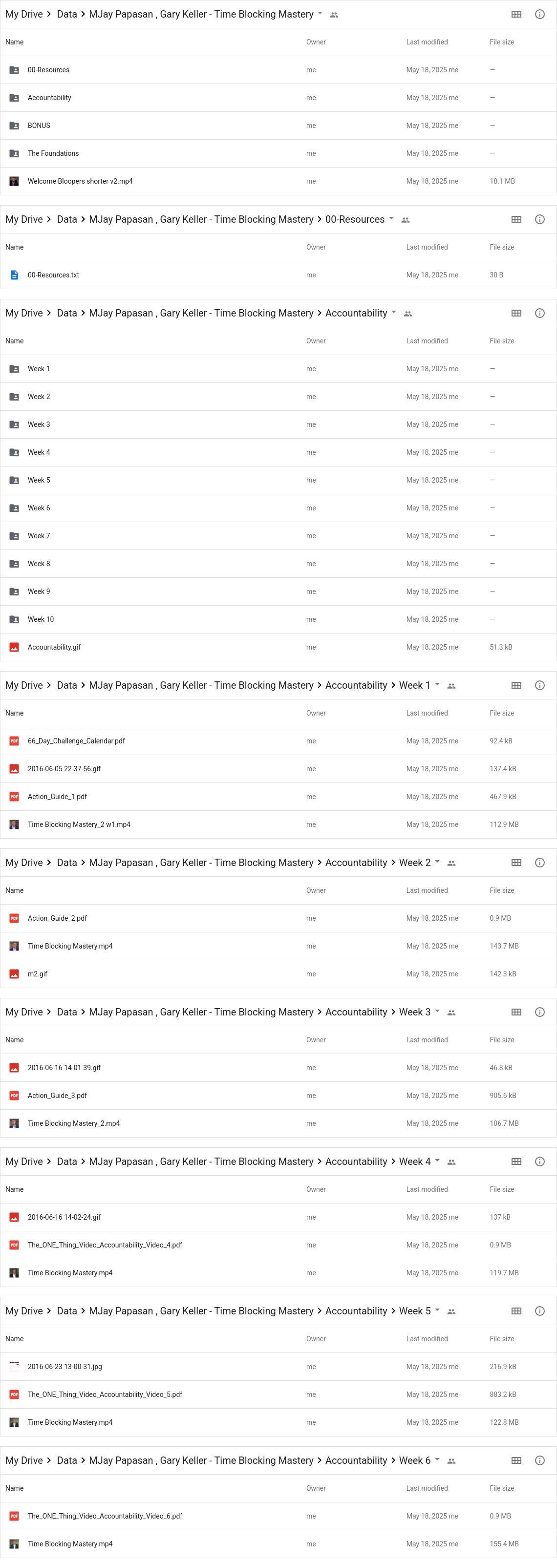 MJay Papasan , Gary Keller - Time Blocking Mastery Google Proof