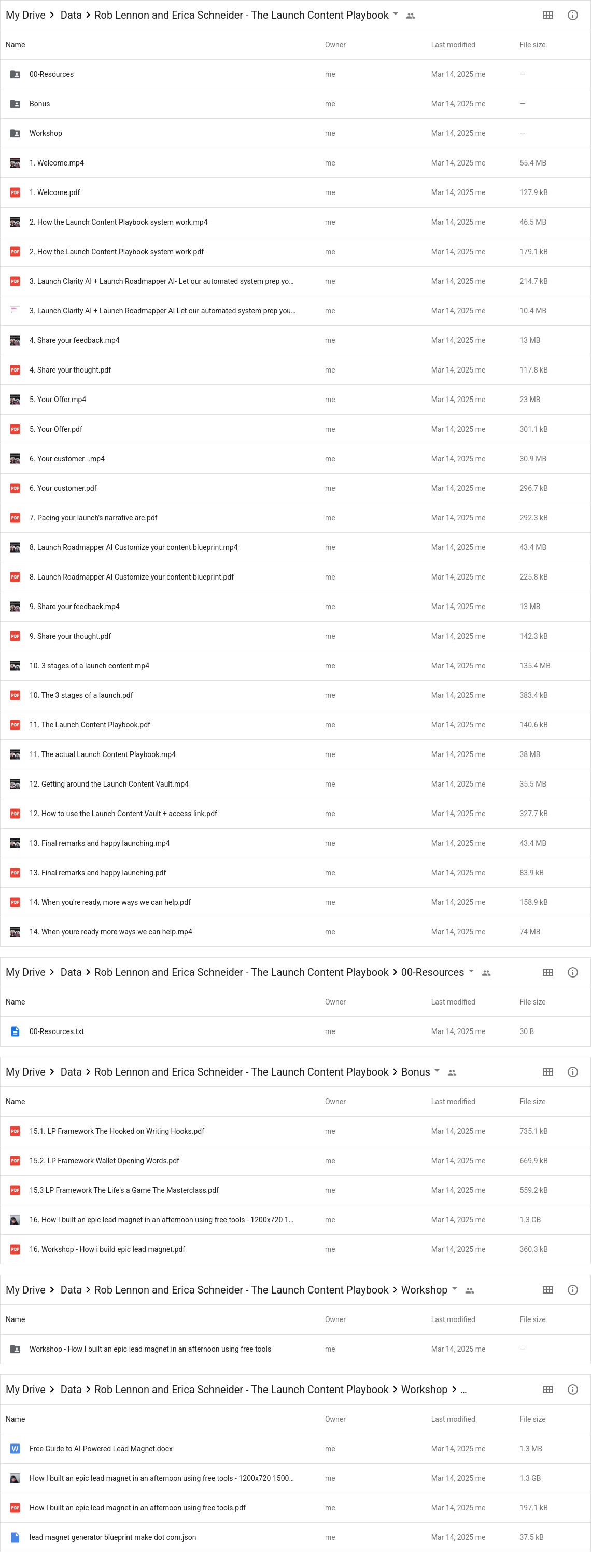 Rob Lennon and Erica Schneider - The Launch Content Playbook Google Proof