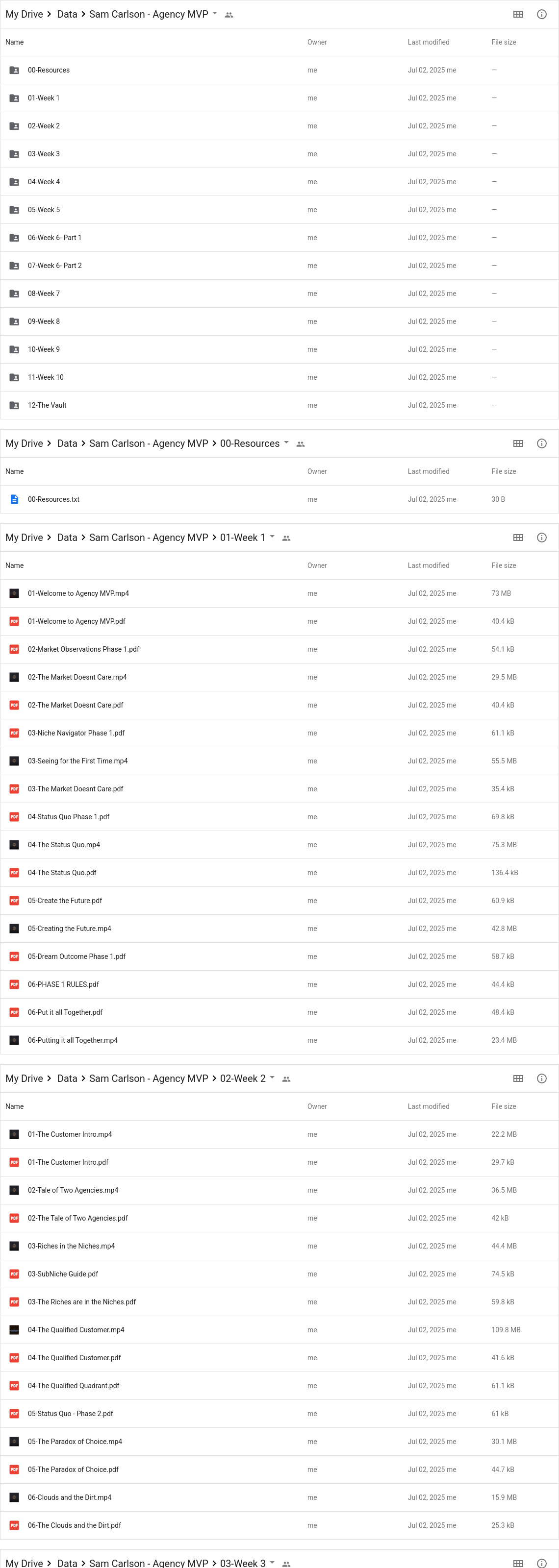 Sam Carlson - Agency MVP Google Proof