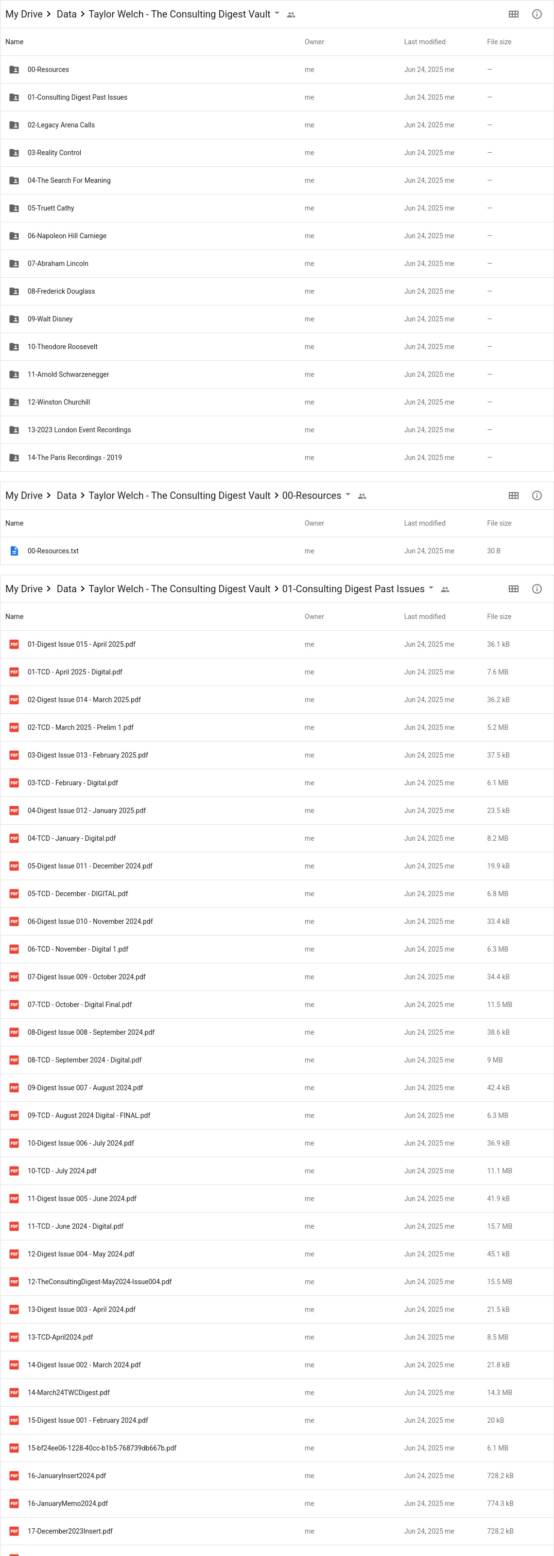 Taylor Welch - The Consulting Digest Vault Google Proof